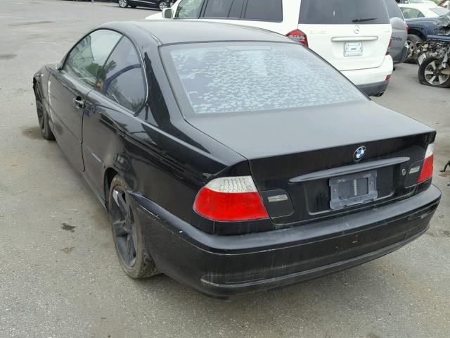 WBABV13434JT22532 - 2004 BMW 325 CI SUL BLACK photo 3