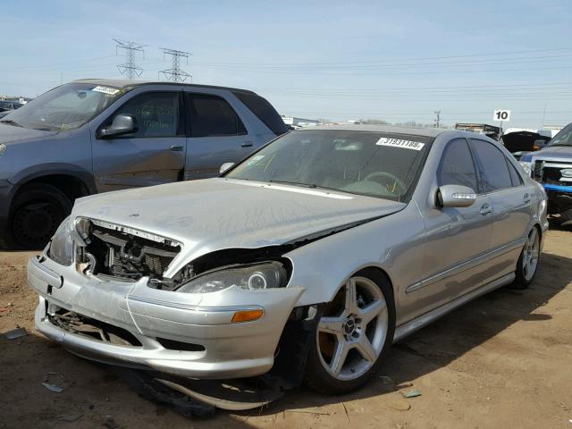 WDBNG83J86A474994 - 2006 MERCEDES-BENZ S 430 4MAT SILVER photo 2