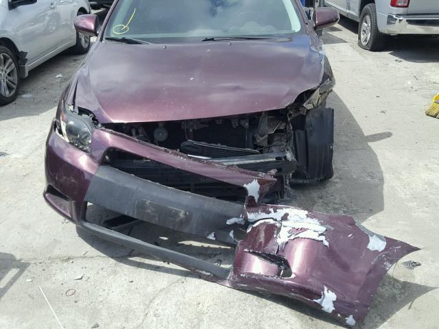 JTKDE177070167778 - 2007 TOYOTA SCION TC 栗色 照片 9