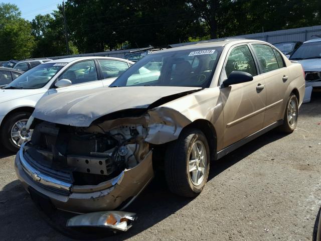 1G1ZT54835F276472 - 2005 CHEVROLET MALIBU LS 金色 照片 2