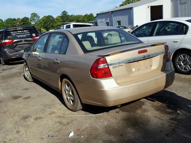 1G1ZT54835F276472 - 2005 CHEVROLET MALIBU LS 金色 照片 3