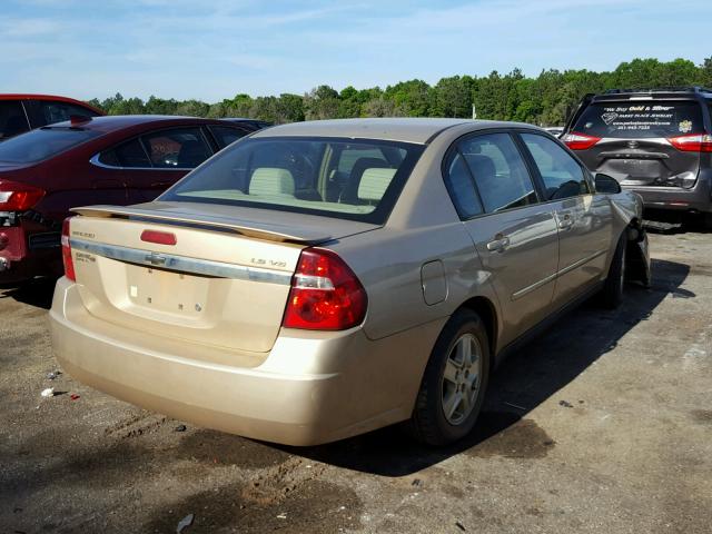 1G1ZT54835F276472 - 2005 CHEVROLET MALIBU LS 金色 照片 4