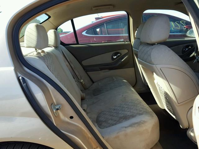 1G1ZT54835F276472 - 2005 CHEVROLET MALIBU LS 金色 照片 6