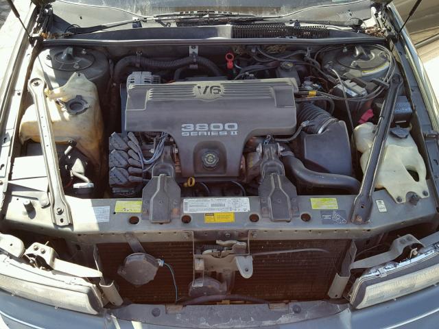 2G4WB52K3T1448155 - 1996 BUICK REGAL CUST GRAY photo 7