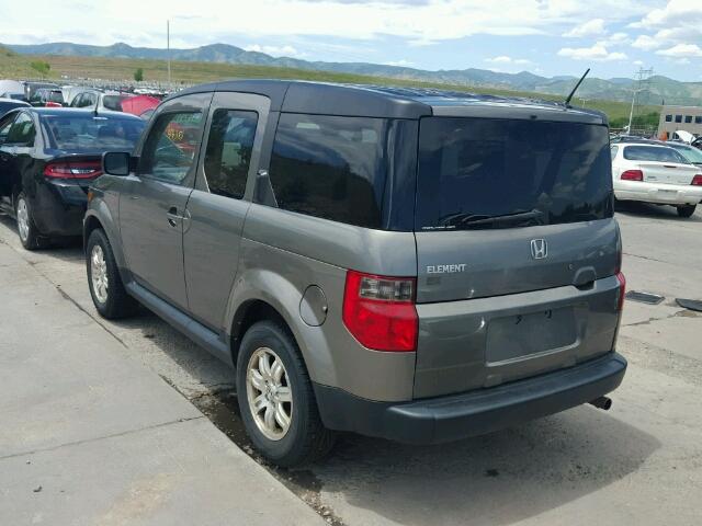 5J6YH28708L003915 - 2008 HONDA ELEMENT EX GRAY photo 3