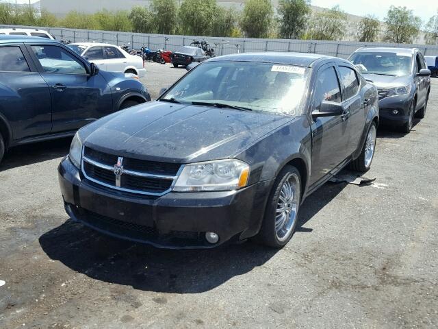 1B3LC56D99N546194 - 2009 DODGE AVENGER SX BLACK photo 2