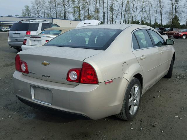1G1ZH57B99F246858 - 2009 CHEVROLET MALIBU 1LT 金色 照片 4