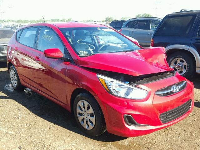 KMHCT5AE0GU248131 - 2016 HYUNDAI ACCENT SE RED photo 1