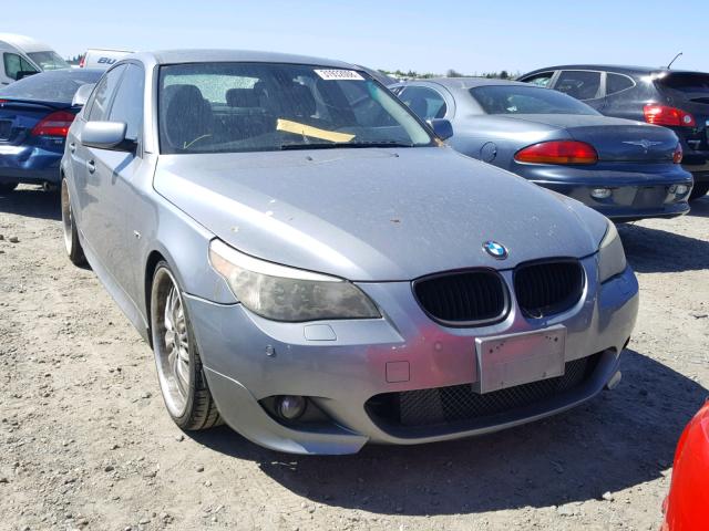 WBANB53596CP02911 - 2006 BMW 550 I SILVER photo 1