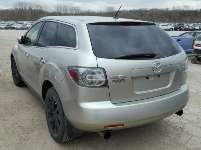 JM3ER293070153189 - 2007 MAZDA CX-7 SILVER photo 3