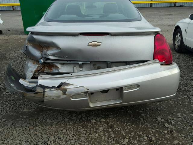 2G1WM15KX69178973 - 2006 CHEVROLET MONTE CARL 银色 照片 9