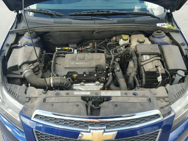 1G1PG5SC3C7205492 - 2012 CHEVROLET CRUZE BLUE photo 7