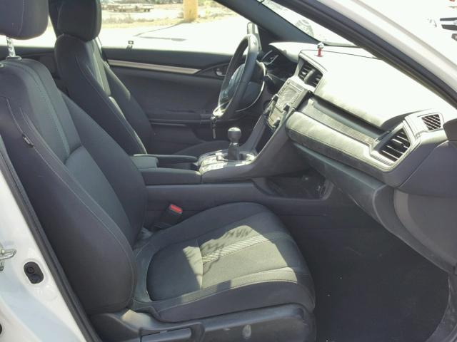 SHHFK7G43JU205769 - 2018 HONDA CIVIC SPOR WHITE photo 5