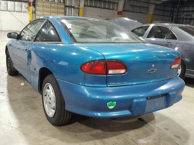 1G1JC124XW7241333 - 1998 CHEVROLET CAVALIER B TEAL photo 3