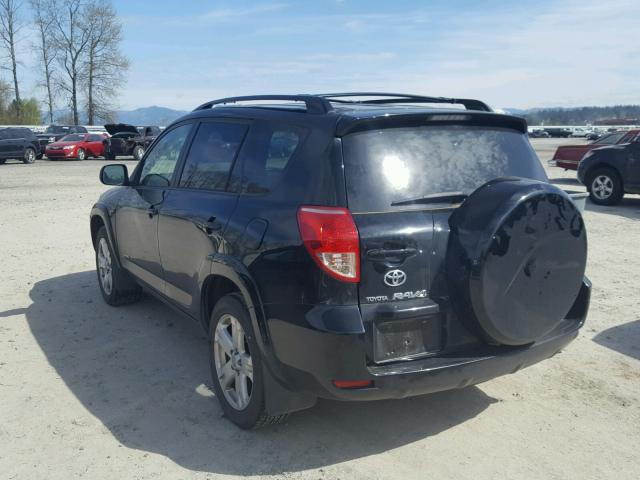 JTMBD32V276024573 - 2007 TOYOTA RAV4 SPORT BLACK photo 3