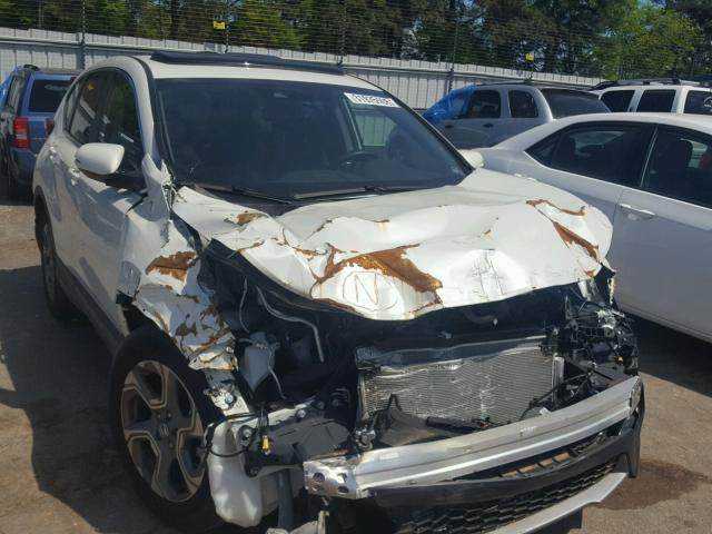 2HKRW1H87HH505134 - 2017 HONDA CR-V EXL WHITE photo 9