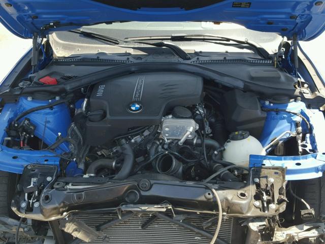 WBA3N7C5XFK222943 - 2015 BMW 428 I BLUE photo 7