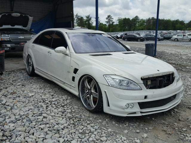 WDDNG71X88A232671 - 2008 MERCEDES-BENZ S 550 WHITE photo 1