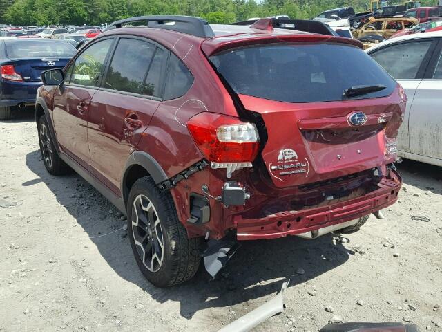 JF2GPANC0GH214695 - 2016 SUBARU CROSSTREK RED photo 3