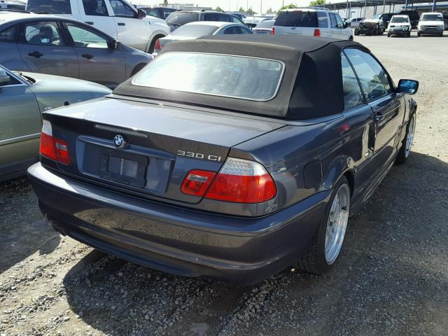 WBABW53495PL49818 - 2005 BMW 330 CI GRAY photo 4