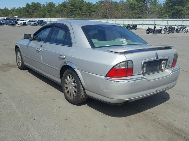 1LNHM86S23Y679771 - 2003 LINCOLN LS SILVER photo 3