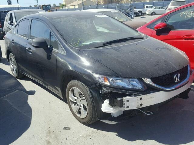 19XFB2F53EE240709 - 2014 HONDA CIVIC LX BLACK photo 1