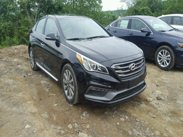 5NPE34AF8HH483128 - 2017 HYUNDAI SONATA SPO BLACK photo 1