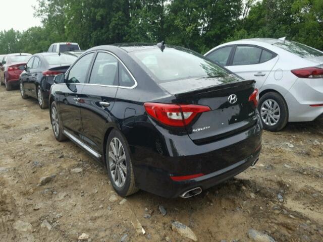 5NPE34AF8HH483128 - 2017 HYUNDAI SONATA SPO BLACK photo 3