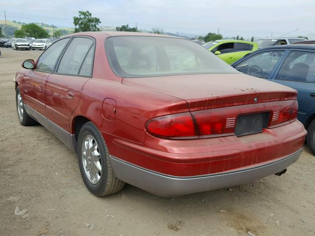 2G4WF5213W1414572 - 1998 BUICK REGAL GS RED photo 3