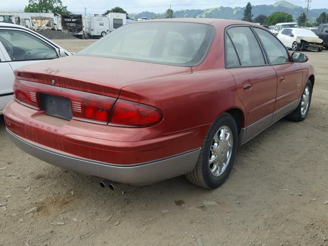 2G4WF5213W1414572 - 1998 BUICK REGAL GS RED photo 4