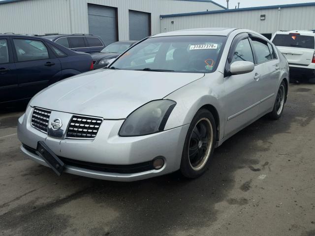 1N4BA41E64C871499 - 2004 NISSAN MAXIMA SE GRAY photo 2