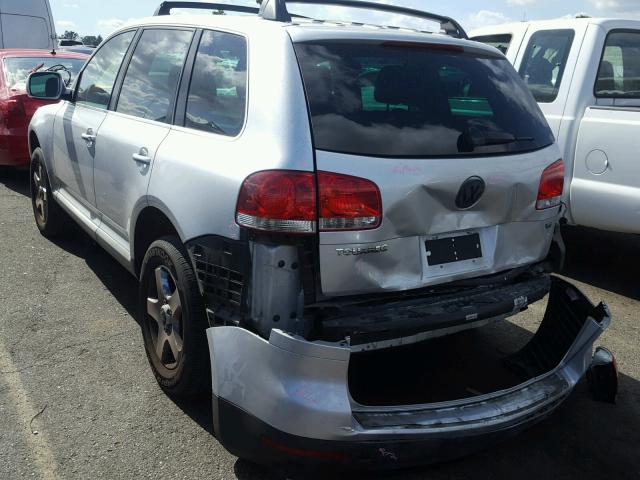 WVGZG77L85D050524 - 2005 VOLKSWAGEN TOUAREG 3. SILVER photo 3