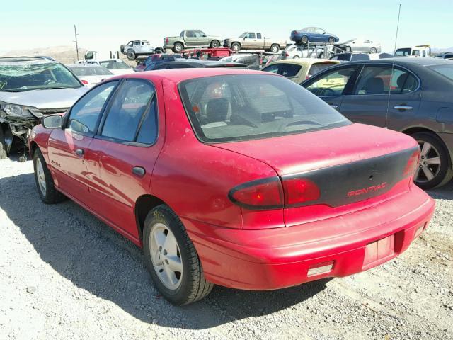 1G2JB52T4T7563104 - 1996 PONTIAC SUNFIRE SE RED photo 3