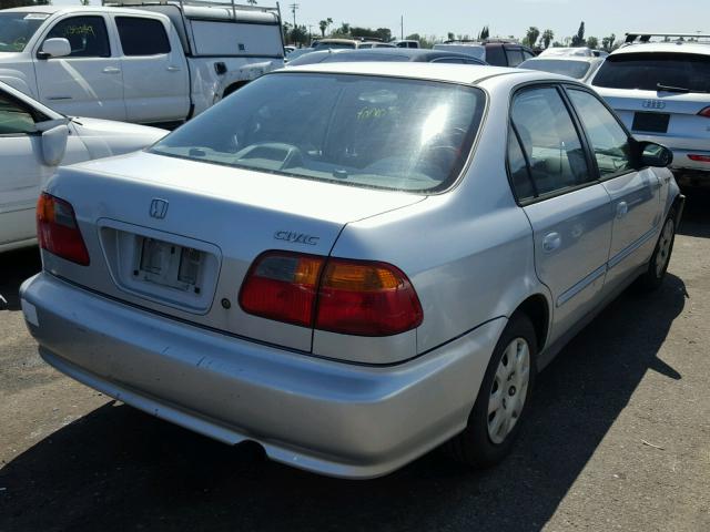 2HGEJ6619YH568889 - 2000 HONDA CIVIC BASE SILVER photo 4