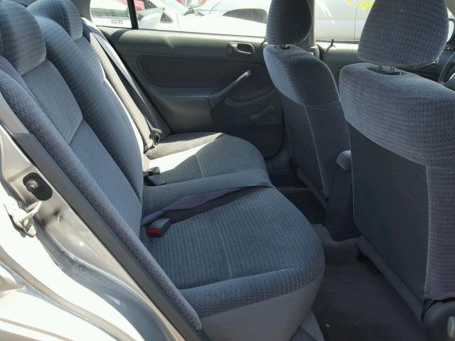 2HGEJ6619YH568889 - 2000 HONDA CIVIC BASE SILVER photo 6