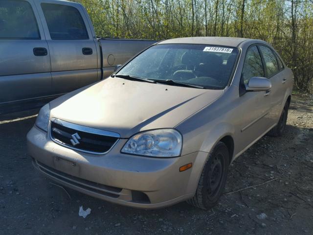 KL5JD56Z77K509972 - 2007 SUZUKI FORENZA BA TAN photo 2