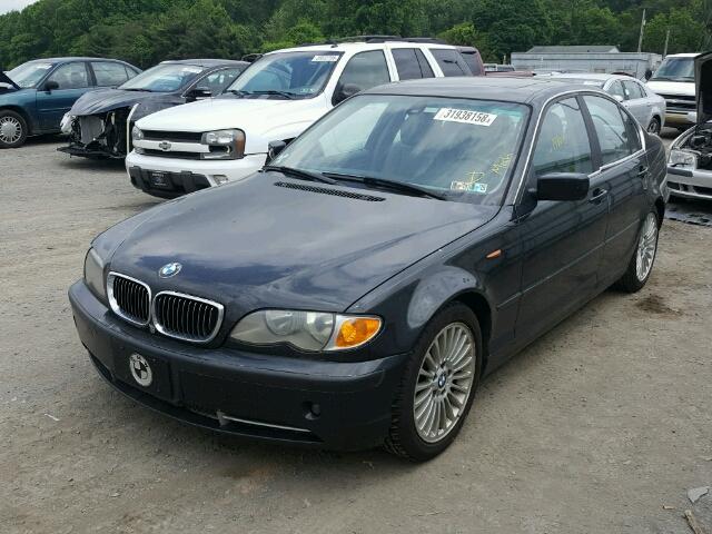 WBAEV53422KM16316 - 2002 BMW 330 I BLACK photo 2