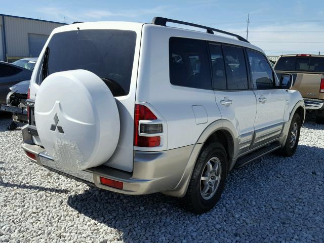 JA4MW51R32J018820 - 2002 MITSUBISHI MONTERO LI WHITE photo 4