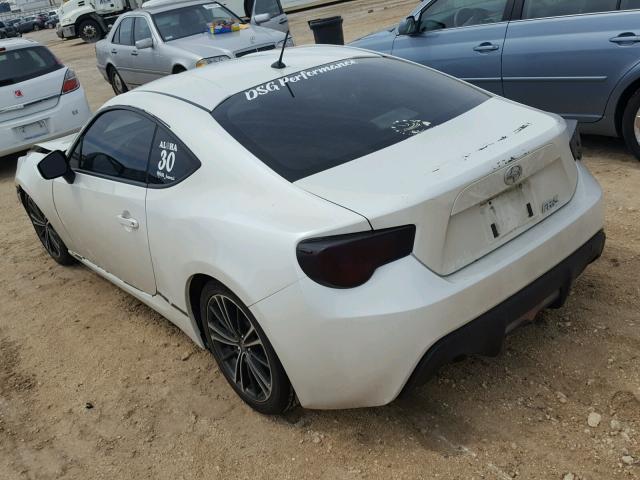 JF1ZNAA17D1727759 - 2013 TOYOTA SCION FR-S თეთრი ფოტო 3