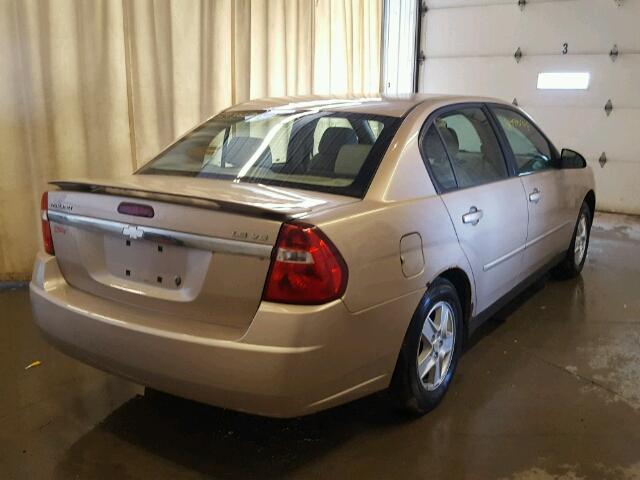 1G1ZT54895F122123 - 2005 CHEVROLET MALIBU LS 金色 照片 4