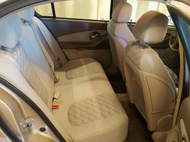 1G1ZT54895F122123 - 2005 CHEVROLET MALIBU LS 金色 照片 6
