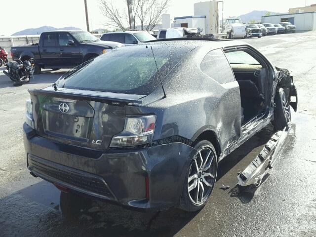 JTKJF5C7XFJ005114 - 2015 TOYOTA SCION TC 石墨色 照片 4