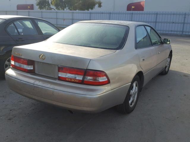 JT8BF28G7W5039313 - 1998 LEXUS ES 300 BEIGE photo 4