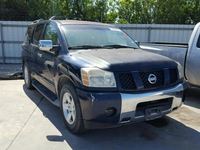 5N1BA08A77N724490 - 2007 NISSAN ARMADA SE BLUE photo 1