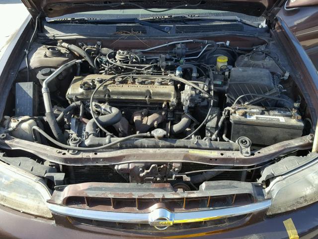1N4DL01D6WC106444 - 1998 NISSAN ALTIMA XE BROWN photo 7