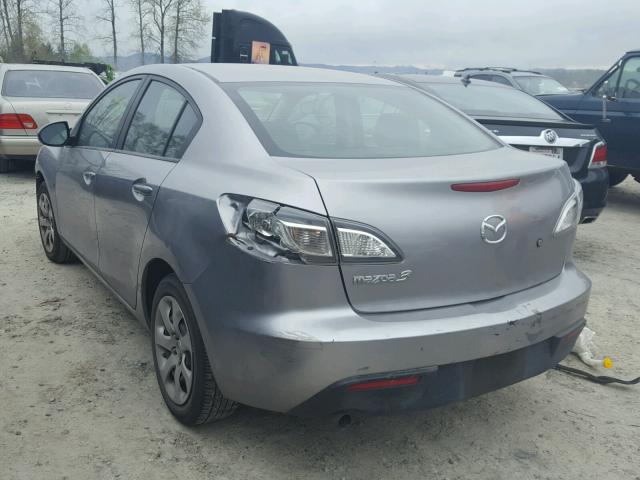 JM1BL1UG6B1403216 - 2011 MAZDA 3 I SILVER photo 3