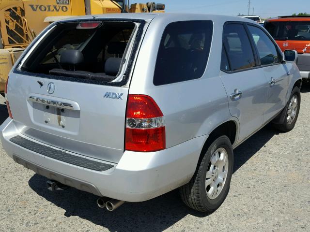 2HNYD18201H526767 - 2001 ACURA MDX SILVER photo 4