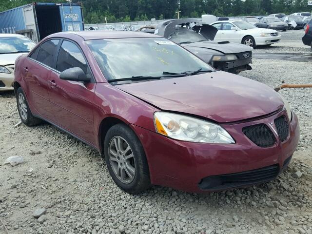 1G2ZG528554113417 - 2005 PONTIAC G6 RED photo 1