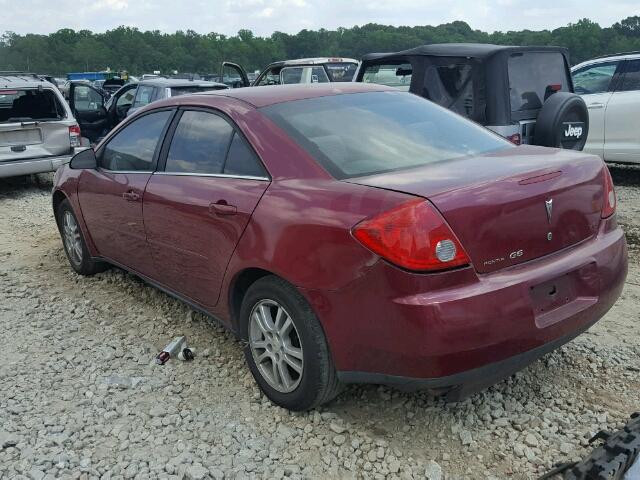 1G2ZG528554113417 - 2005 PONTIAC G6 RED photo 3