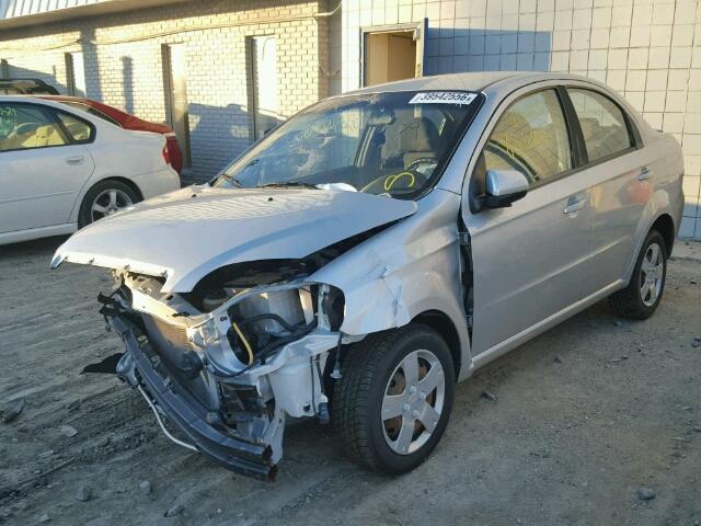 KL1TD5DE4BB123996 - 2011 CHEVROLET AVEO LS SILVER photo 2
